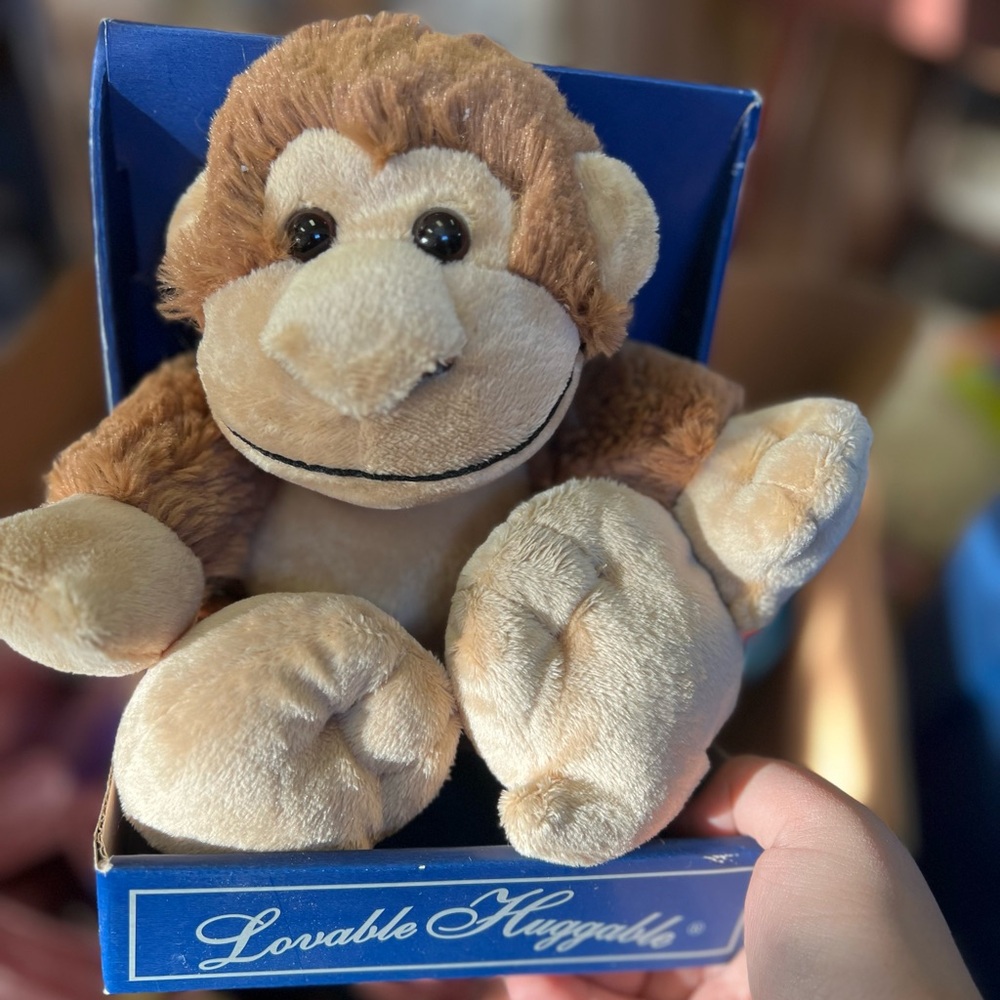 Lovable Huggable Plush Monkey